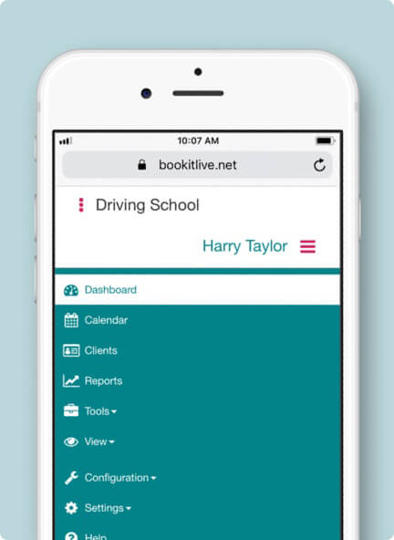 Viewing your future online bookings from an iPhone 6